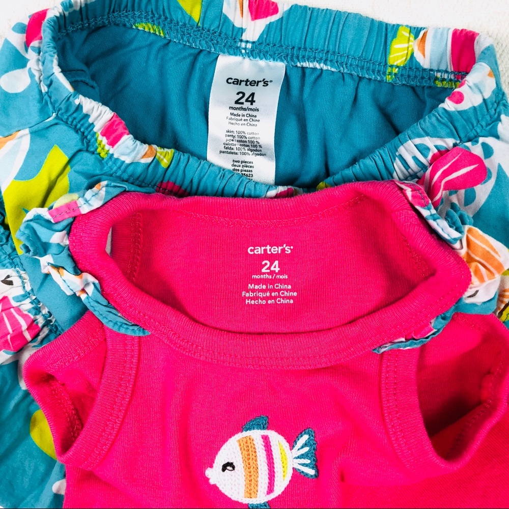 🚫SOLD🚫 Carter’s 24 mos 2-piece tank & skirt - Picture 4 of 5